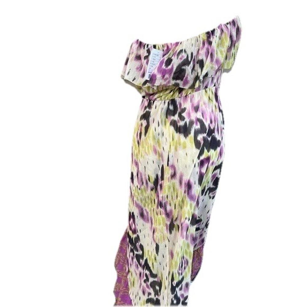 Anthropologie multicolored dress a line Women size M A000280 - Picture 2 of 10